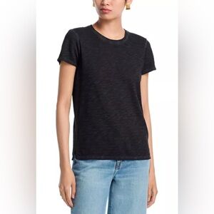 ATM Anthony Thomas Melillo Black Slub Jersey Schoolboy Tee NWT Large